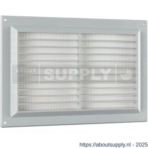 Nedco ventilatie schoepenrooster 250x170 mm PS kunststof grijs - S24002507 - afbeelding 1