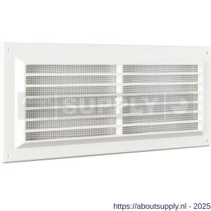 Nedco ventilatie schoepenrooster 130x300 mm PS kunststof wit - S24002500 - afbeelding 1