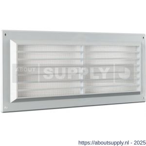 Nedco ventilatie schoepenrooster 130x300 mm PS kunststof grijs - S24002499 - afbeelding 1