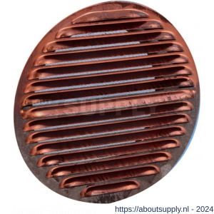 Nedco ventilatie schoepenrooster diameter 80 mm roodkoper - S24002528 - afbeelding 1
