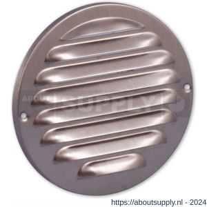 Nedco ventilatie schoepenrooster diameter 140 mm RVS - S24002537 - afbeelding 1