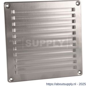 Nedco ventilatie ventilatierooster 160x160 mm RVS - S24002598 - afbeelding 1