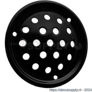 Nedco ventilatie rooster diameter 40 mm RVS zwart - S24002596 - afbeelding 1