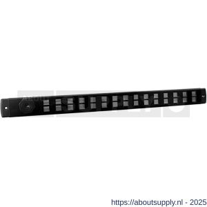 Nedco ventilatie Bold Line schuifrooster 500x40 mm zwart - S24002103 - afbeelding 1