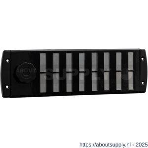Nedco ventilatie Bold Line schuifrooster 300x90 mm zwart - S24002107 - afbeelding 1