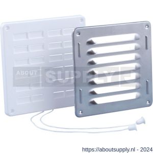 Nedco ventilatieset 160x160 mm kunststof-aluminium wit-blank - S24003536 - afbeelding 1