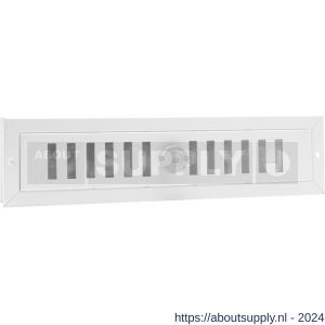 Nedco ventilatie aluminium deurrooster 470x121 mm wit - S24001417 - afbeelding 1