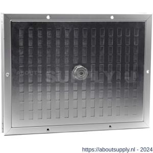 Nedco ventilatie aluminium deurrooster 445x345 mm F1 - S24001422 - afbeelding 1