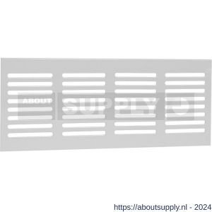 Nedco ventilatie plintrooster 200x80 mm wit - S24001838 - afbeelding 1