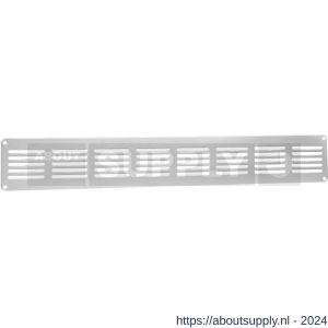 Nedco ventilatie vlak plintrooster 400x60 mm F1 aluminium - S24001822 - afbeelding 1