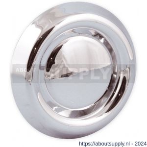 Nedco ventielrooster afzuigventiel met klemmen diameter 100/125 mm PP kunststof chroom - S24001215 - afbeelding 1