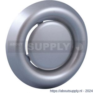Nedco ventielrooster afzuigventiel met klemmen diameter 100/125 mm PP kunststof aluminium - S24001213 - afbeelding 1