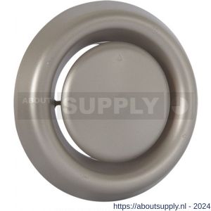 Nedco ventielrooster afzuigventiel met klemmen diameter 125 mm PP kunststof brons - S24001225 - afbeelding 1