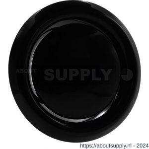 Nedco ventielrooster RVS afzuigventiel diameter 150 mm zwart - S24001270 - afbeelding 1