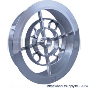Nedco ventilatierooster diameter 100 mm chroom - S24003313 - afbeelding 1