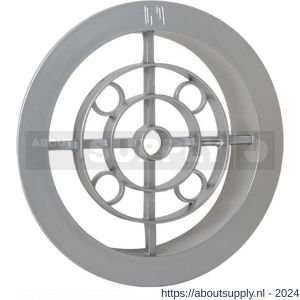 Nedco ventilatierooster diameter 100 mm PP kunststof aluminium - S24003368 - afbeelding 1