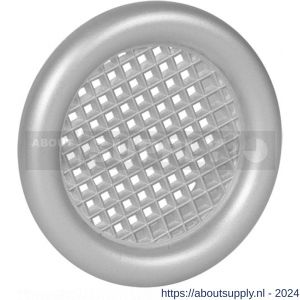 Nedco ventilatierooster diameter 32 mm met kraag PS kunststof aluminium - S24003321 - afbeelding 1