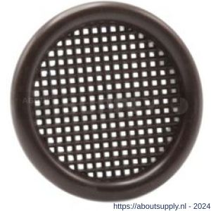 Nedco ventilatierooster diameter 32 mm met kraag PS kunststof zwart - S24003331 - afbeelding 1