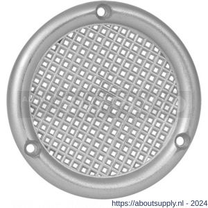 Nedco ventilatierooster diameter 45 mm vlak PS kunststof aluminium - S24003390 - afbeelding 1