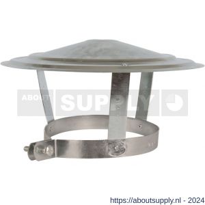 Nedco rookgasafvoer regenkap diameter 170-180 mm gegalvaniseerd staal - S24000813 - afbeelding 1