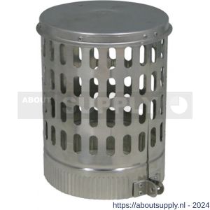 Nedco rookgasafvoer aluminium kraaienkap diameter 80 mm - S24000777 - afbeelding 1