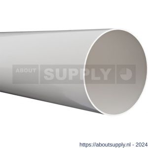 Nedco ventilatiebuis rond kunststof buisstuk Eco met diameter 125 mm L=1000 mm - S24002914 - afbeelding 1