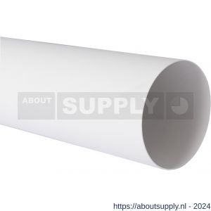 Nedco ventilatiebuis rond kunststof buisstuk diameter 125 mm kunststof wit 1000 mm - S24002911 - afbeelding 1