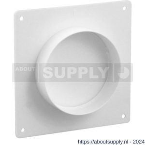 Nedco ventilatie afvoerslang buisverbinder diameter 125 mm kunststof wit - S24001037 - afbeelding 1