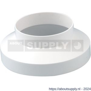 Nedco ventilatie afvoerslang verloopstuk diameter 100-150 mm PS kunststof wit - S24001104 - afbeelding 1