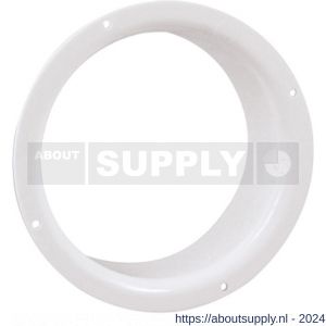 Nedco ventilatie aansluitbus diameter 125 mm PP kunststof wit - S24001001 - afbeelding 1