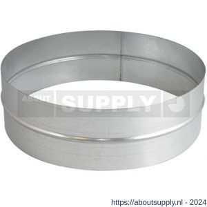 Nedco ventilatie afvoerslang buisverbinder diameter 250 mm gegalvaniseerd staal - S24001077 - afbeelding 1
