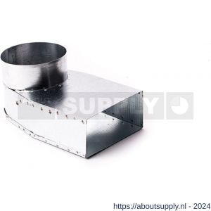 Nedco ventilatiebuis toebehoren overgangsstuk haaks diameter 125-170x70 mm - S24003211 - afbeelding 1