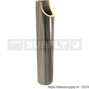 Nedco rookgasafvoer dubbelwandig 80 mm geluiddemper 100 cm - S24000245 - afbeelding 1