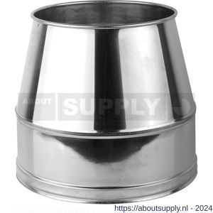 Nedco rookgasafvoer dubbelwandig 250 mm conisch eindstuk - S24000236 - afbeelding 1