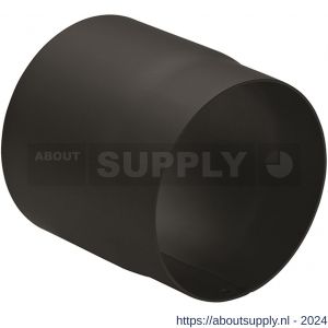 Nedco rookgasafvoer zwart staal 2 mm 180 mm pijp 15 cm - S24000945 - afbeelding 1