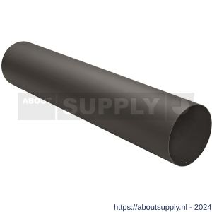 Nedco rookgasafvoer zwart staal diameter 150 mm pijp 1000 mm vrouwelijk-vrouwelijk - S24000655 - afbeelding 1