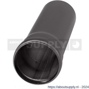 Nedco pelletkachel toebehoren diameter 80 mm pijp 250 mm zwart - S24003835 - afbeelding 1