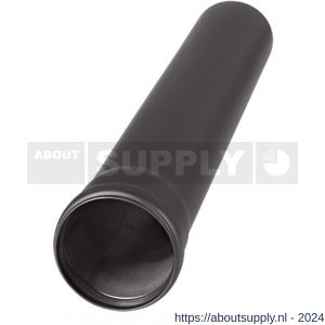 Nedco pelletkachel toebehoren diameter 80 mm pijp 500 mm zwart - S24003836 - afbeelding 1