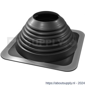 Nedco rookgasafvoersysteem EPDM dakdoorvoer 0-45 graden diameter 101-178 mm zwart (280x280) - S24000985 - afbeelding 1