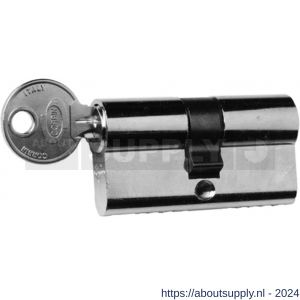 Nemef dubbele Europrofielcilinder 811/6 3 sleutels verschillend sluitend - Y19500041 - afbeelding 1