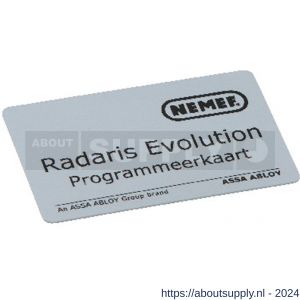 Nemef programmeerkaart 7315/06 Normal en Toggle function Radaris Evolution - Y19502347 - afbeelding 1