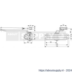 Assa Abloy deurdranger EN 3 DC110------EV1- - Y19502071 - afbeelding 2