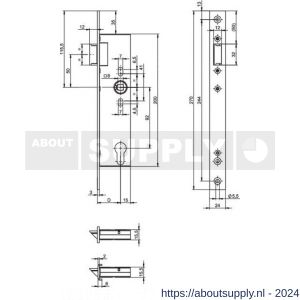 Assa Abloy cilinderloopslot N15050008500009 - Y19500482 - afbeelding 2
