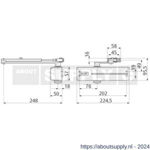 Assa Abloy deurdranger EN 2/3/4 DC120------EV1- - Y19502072 - afbeelding 2
