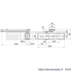 Assa Abloy deurdranger EN 3-6 DC300-----DEV1- - Y19502076 - afbeelding 2