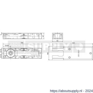 Assa Abloy Cam-Motion vloerveer EN 2/3/4 DC420-----4--90 - Y19502292 - afbeelding 2