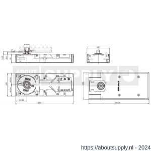 Assa Abloy Cam-Motion vloerveer EN 3/4 DC450-----4-105 - Y19502297 - afbeelding 2