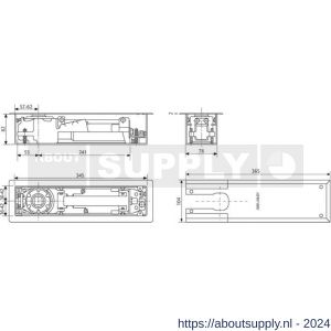 Assa Abloy Cam-Motion vloerveer EN 3-6 DC475AC-L---NHO - Y19502303 - afbeelding 2