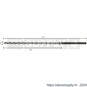 Labor AX065275 metaalboor DIN 1869 HSS-G geslepen TL-spiraal 6.5x190/275 mm etui - S50301502 - afbeelding 1