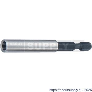 Labor IBH10070 bithouder 1/4 inch E6.3 QuickLock magnetisch met C-ring 75 mm - S50302571 - afbeelding 1